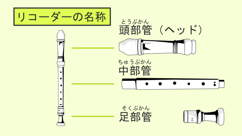 リコーダーの名称ナツメグの子供部屋